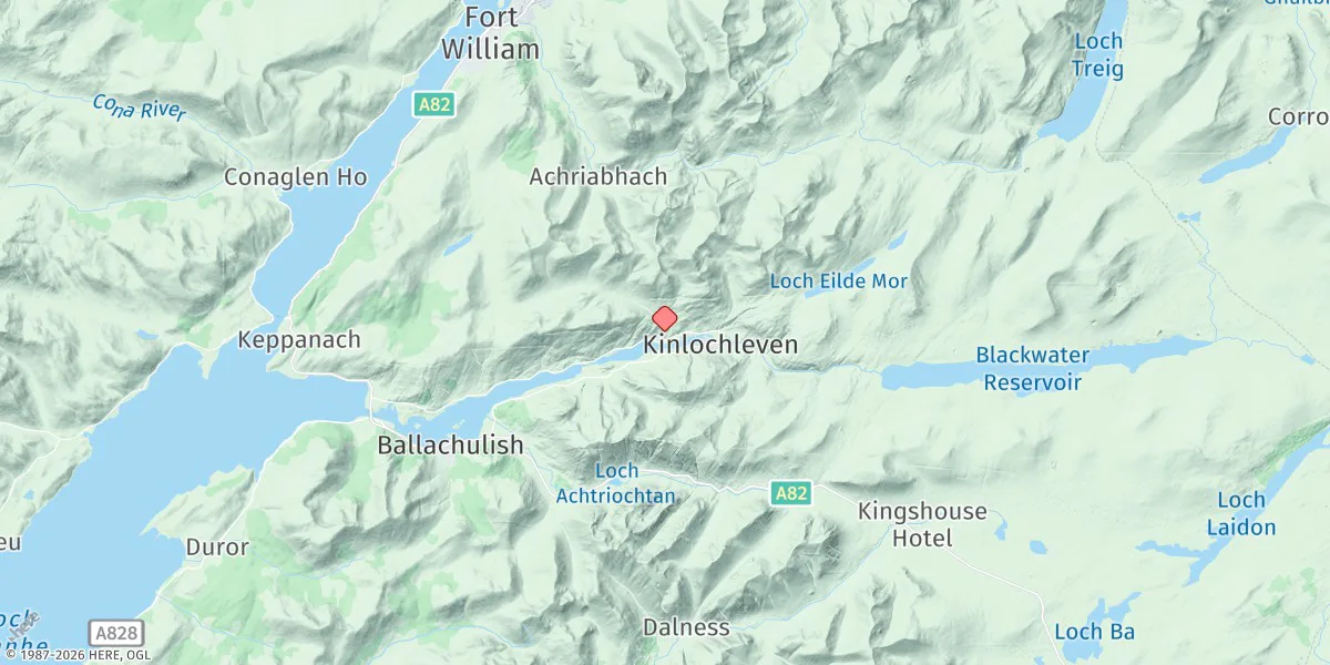 Map preview for Loch Leven Head