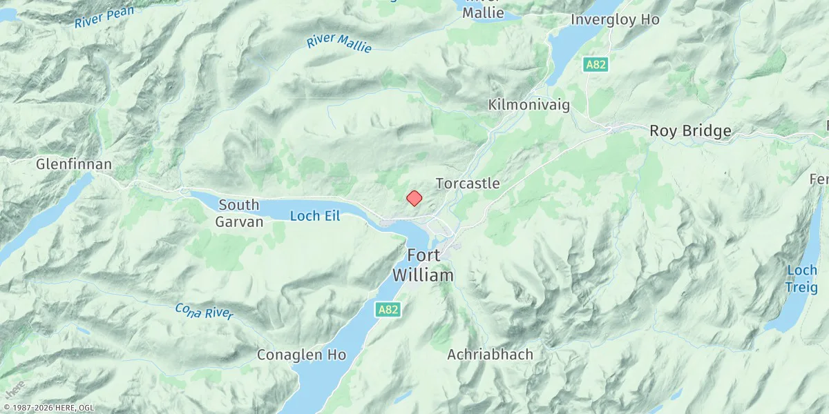 Map preview for Corpach