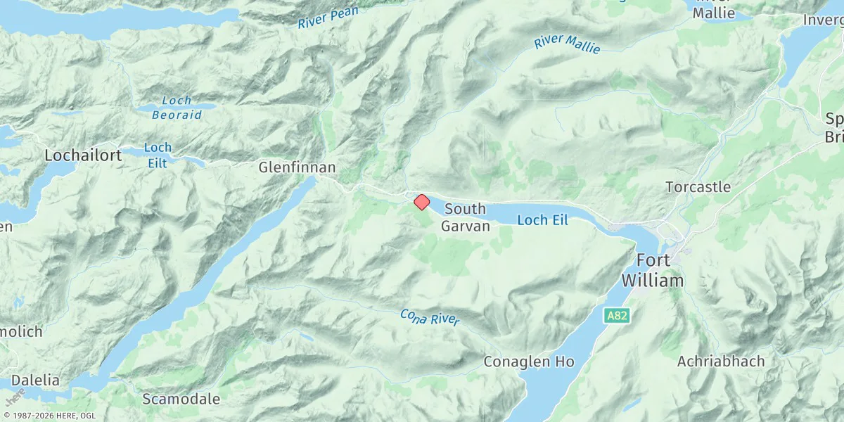Map preview for Loch Eil Head