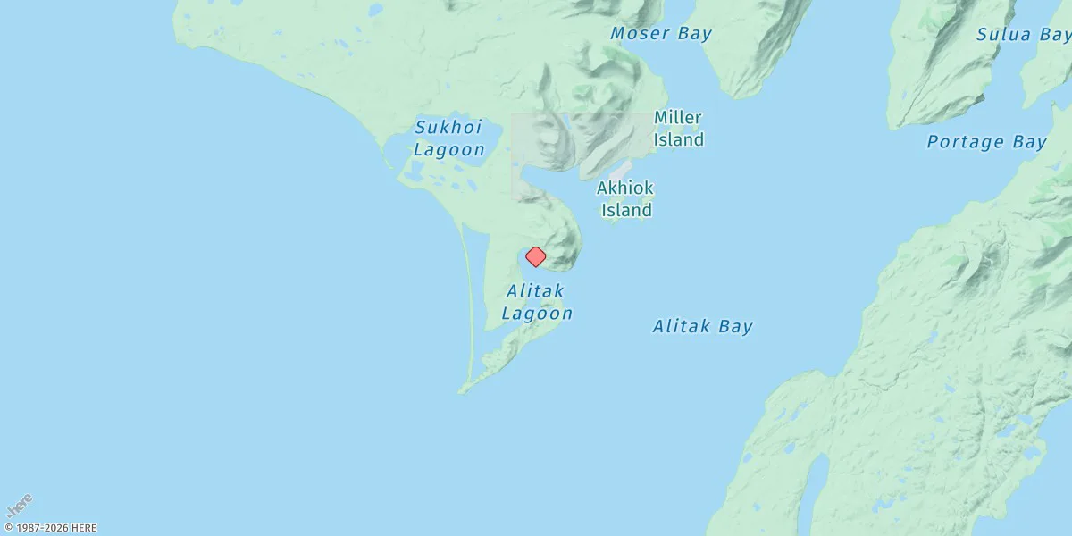Map preview for Alitak, Lazy Bay