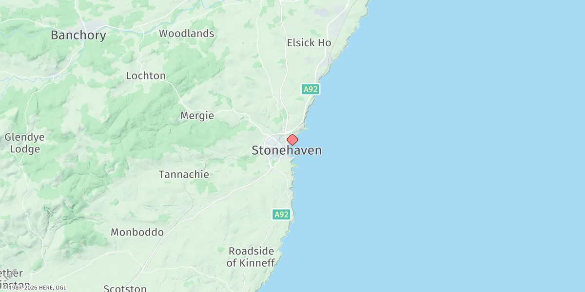 Map preview for Stonehaven
