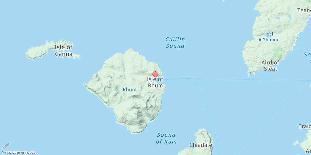 Map preview for Loch Scresort (Rhum)