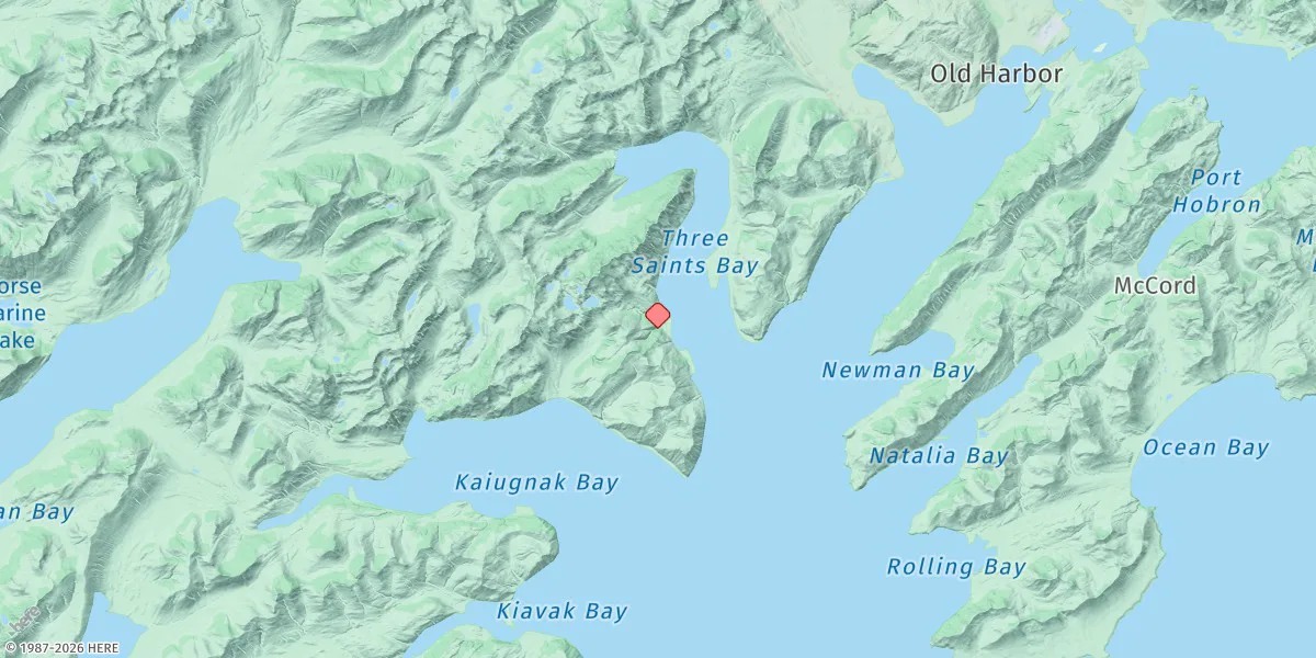 Map preview for Three Saints Bay