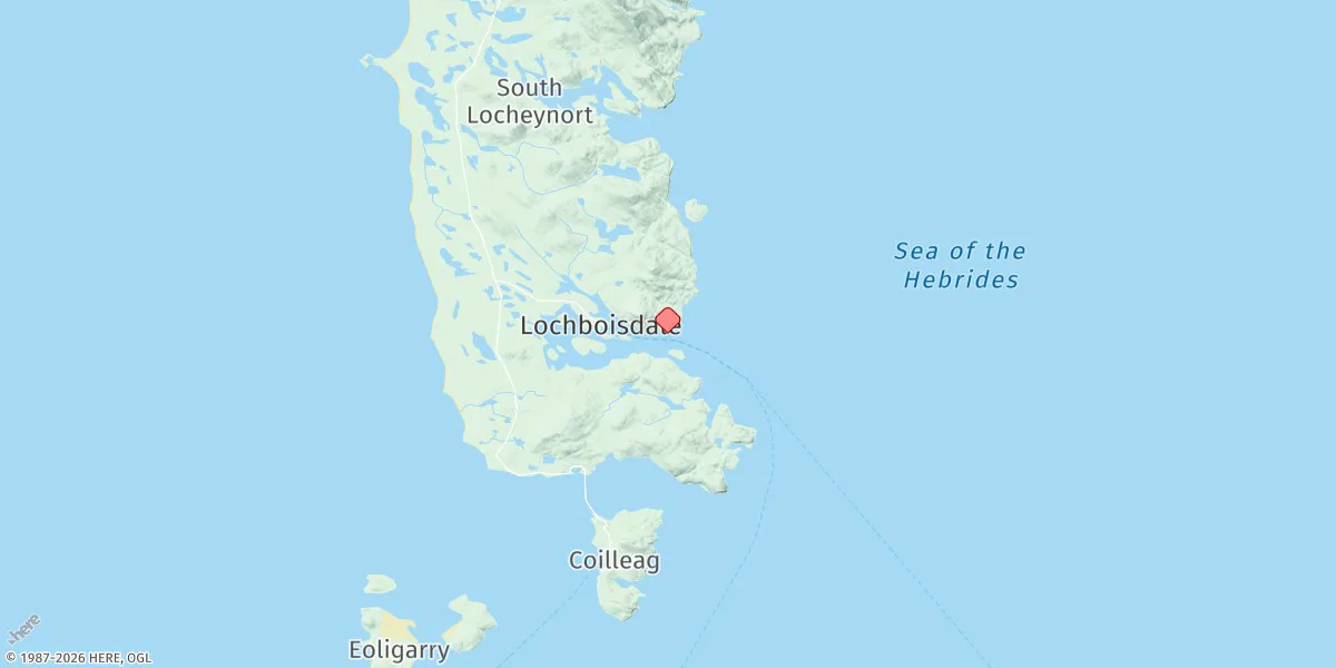 Map preview for Loch Boisdale