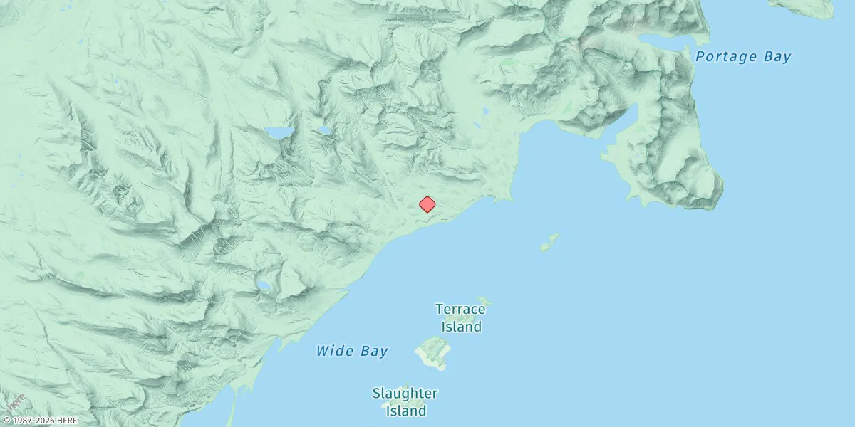 Map preview for Lees Cabins, Wide Bay