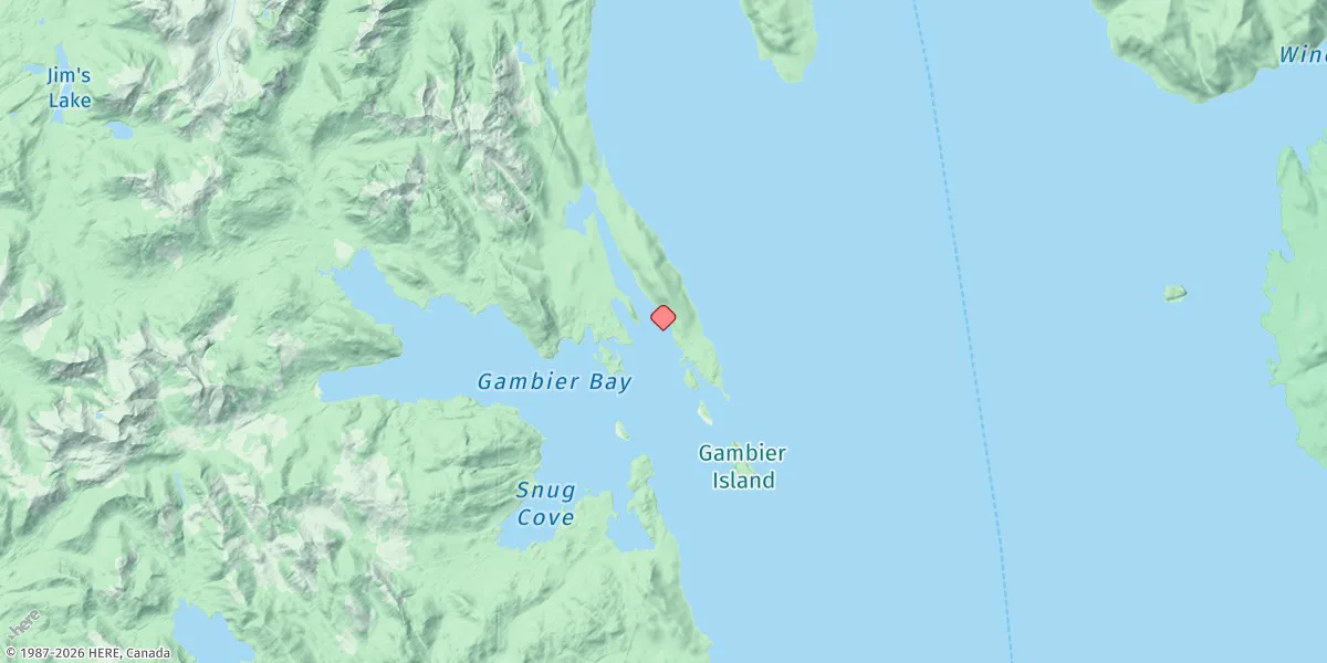 Map preview for Good Island, Gambier Bay