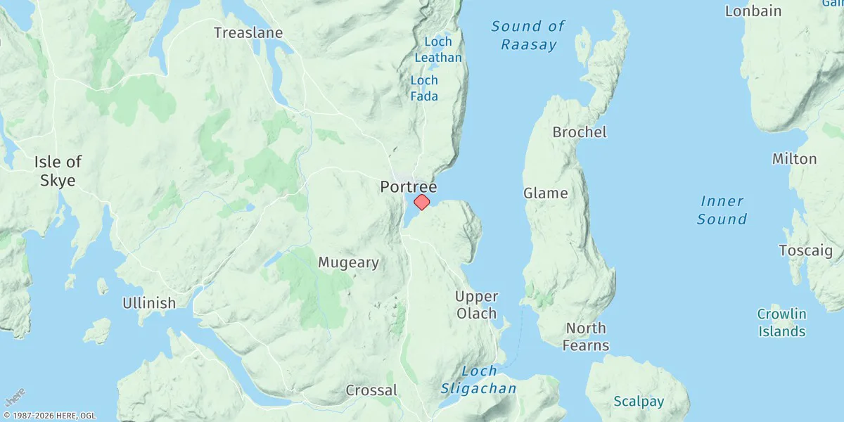Map preview for Portree