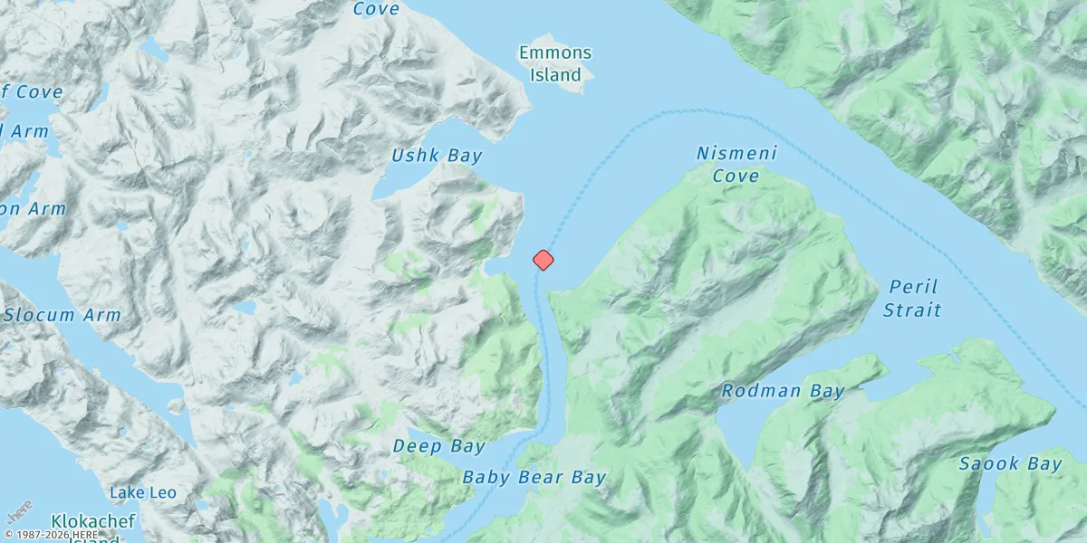 Map preview for Povorotni Island, Pogibshi Point, Alaska