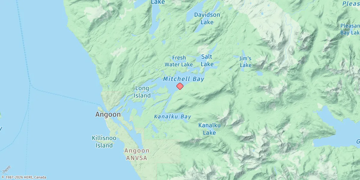 Map preview for Target Island, Mitchell Bay