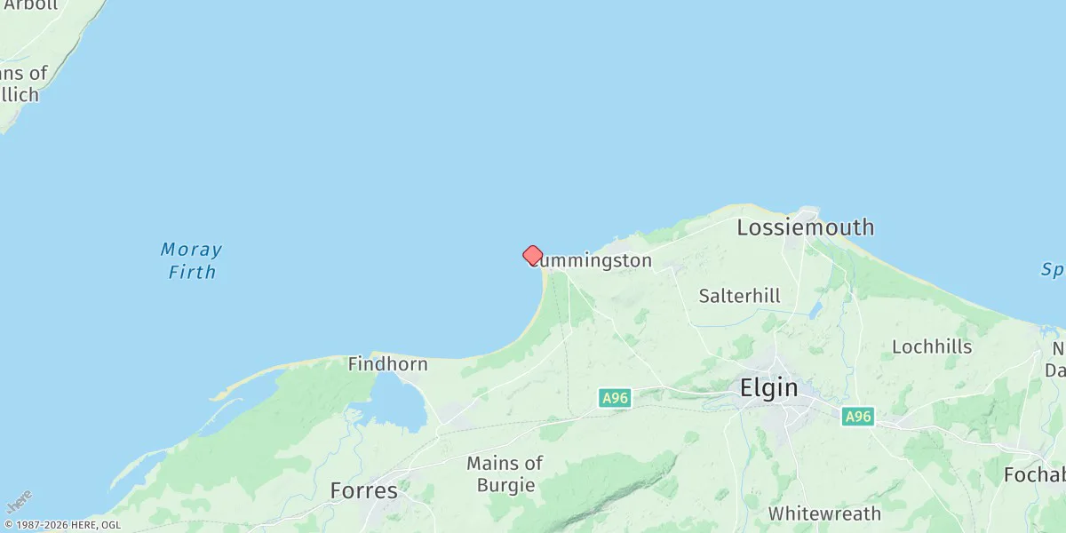 Map preview for Burghead
