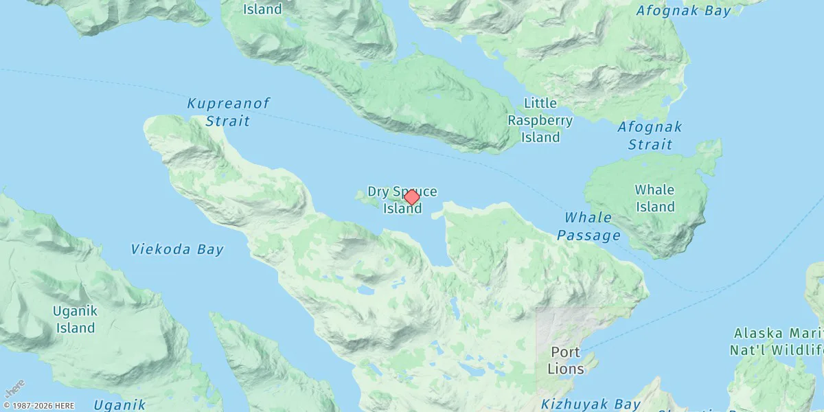Map preview for Dry Spruce Island