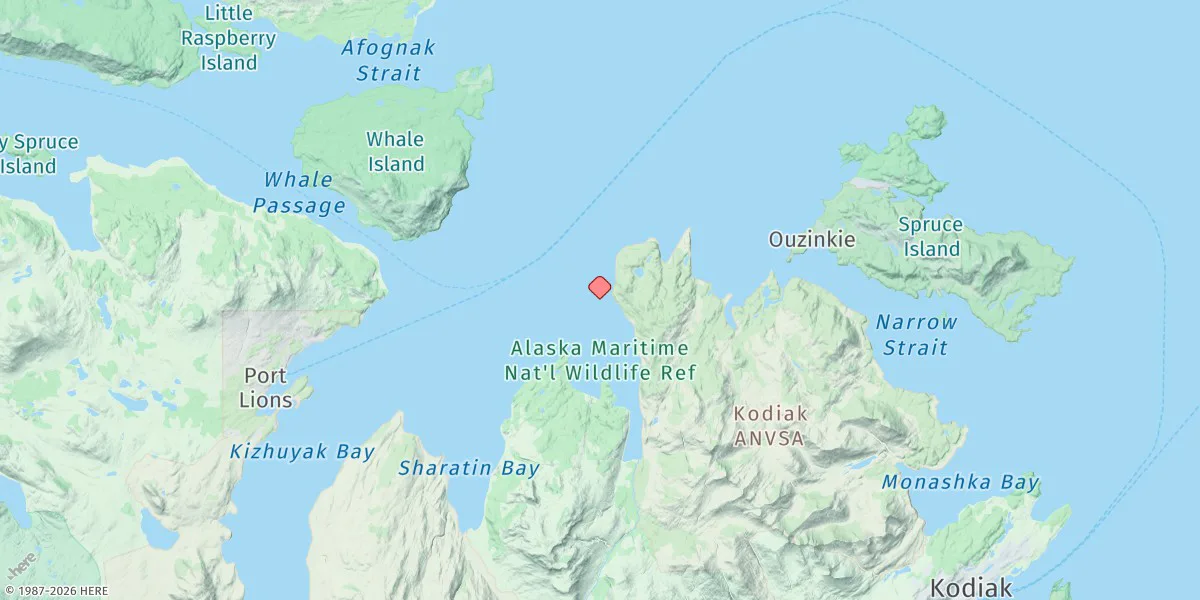 Map preview for Kizhuyak Point