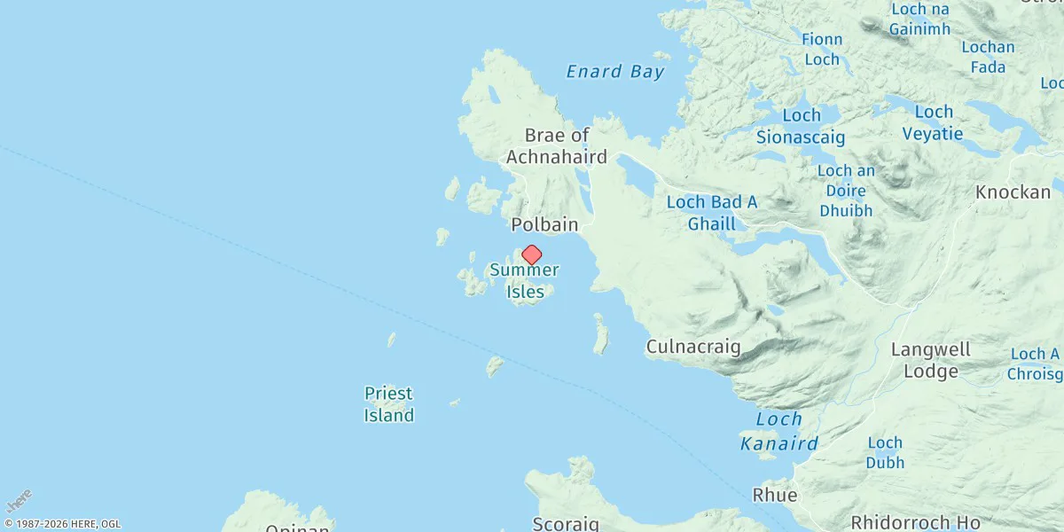Map preview for Tanera Mor