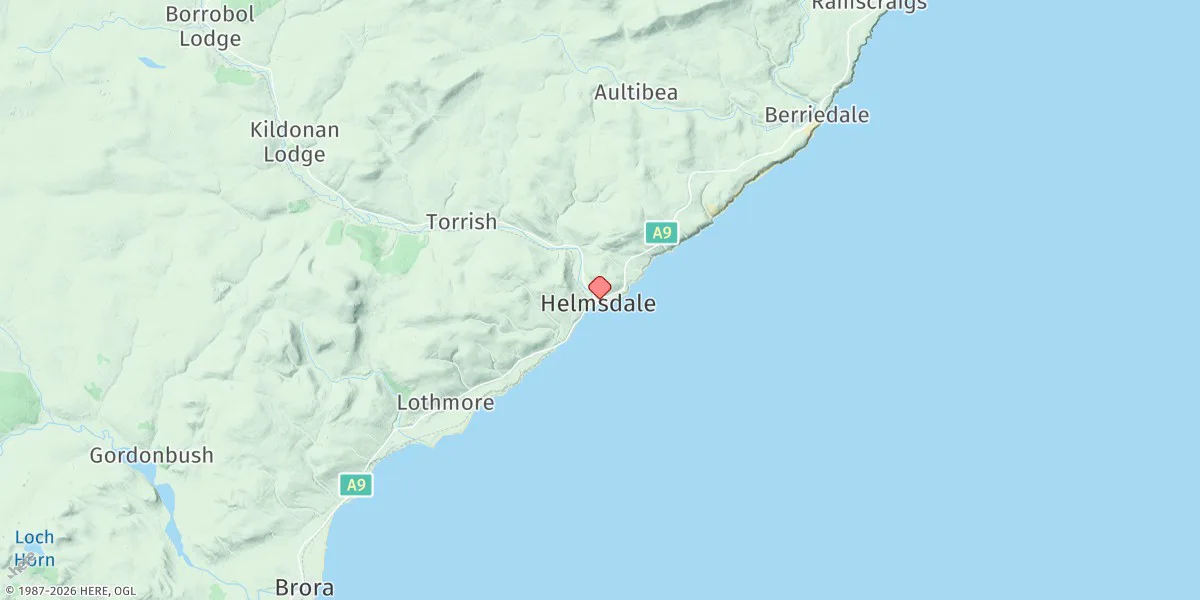 Map preview for Helmsdale