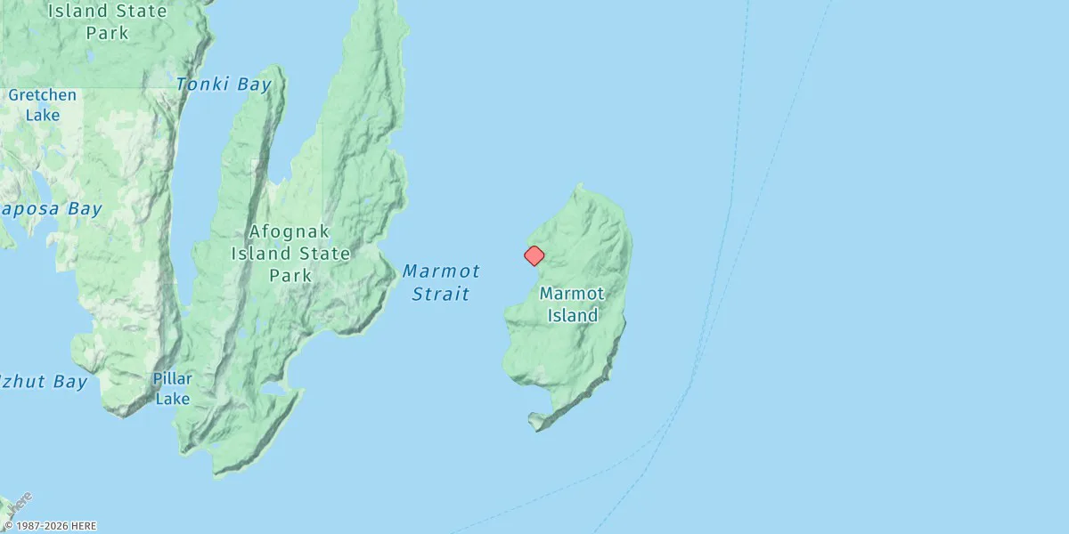 Map preview for Marmot Island, Marmot Strait