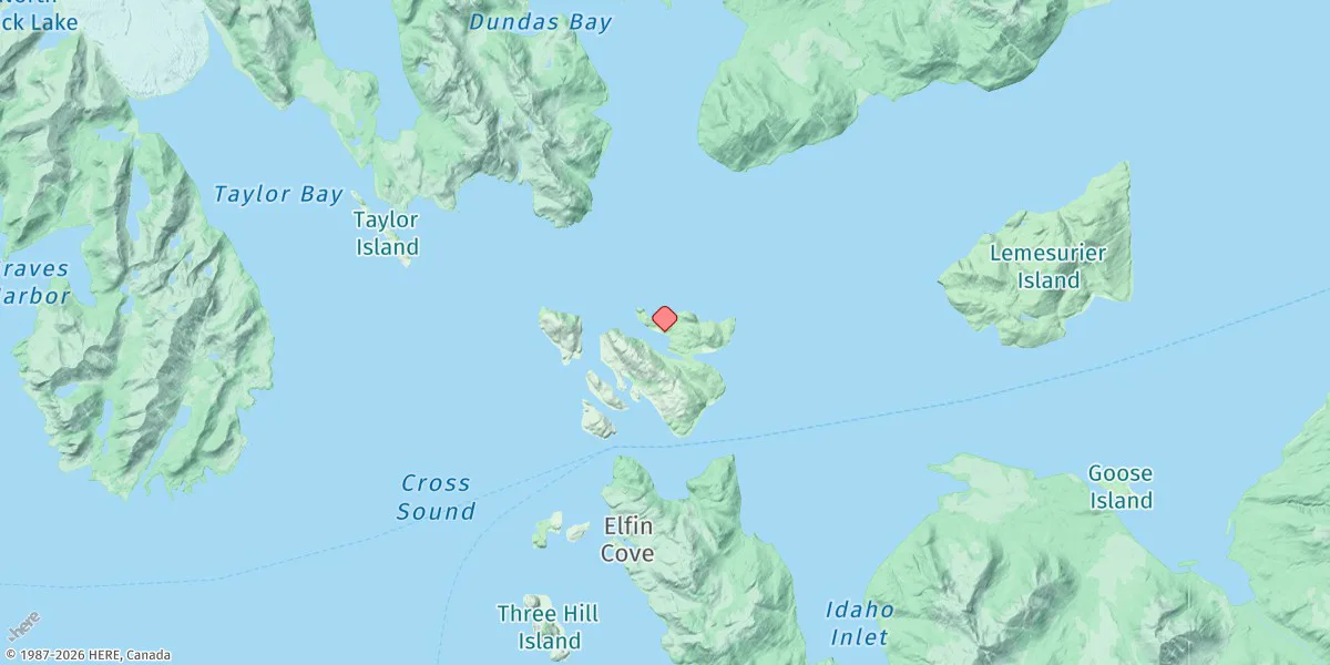 Map preview for Inian Cove, North Inian Pass