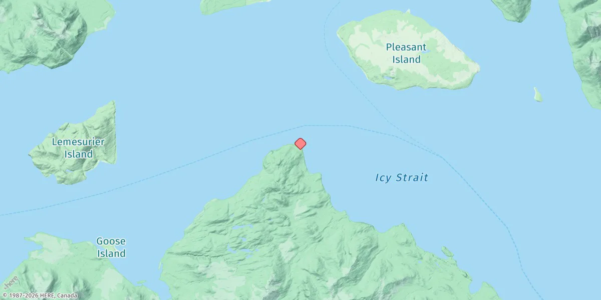 Map preview for Point Adolphus, Alaska
