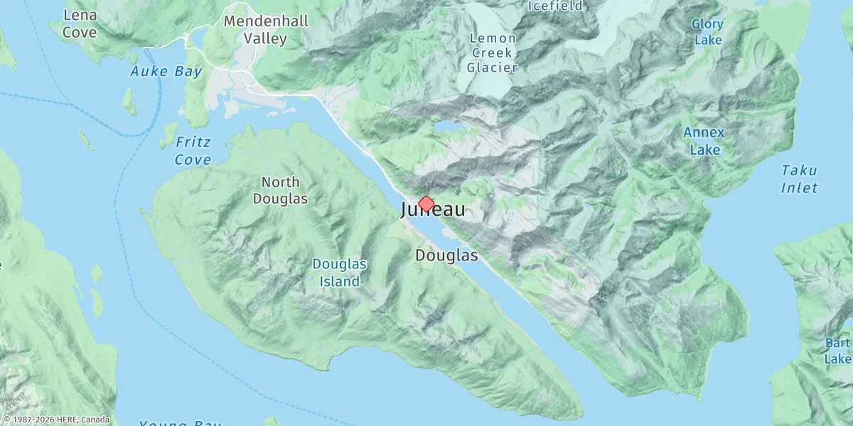 Map preview for Juneau