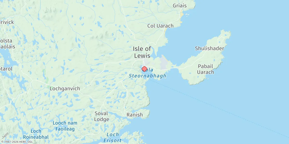 Map preview for Stornoway