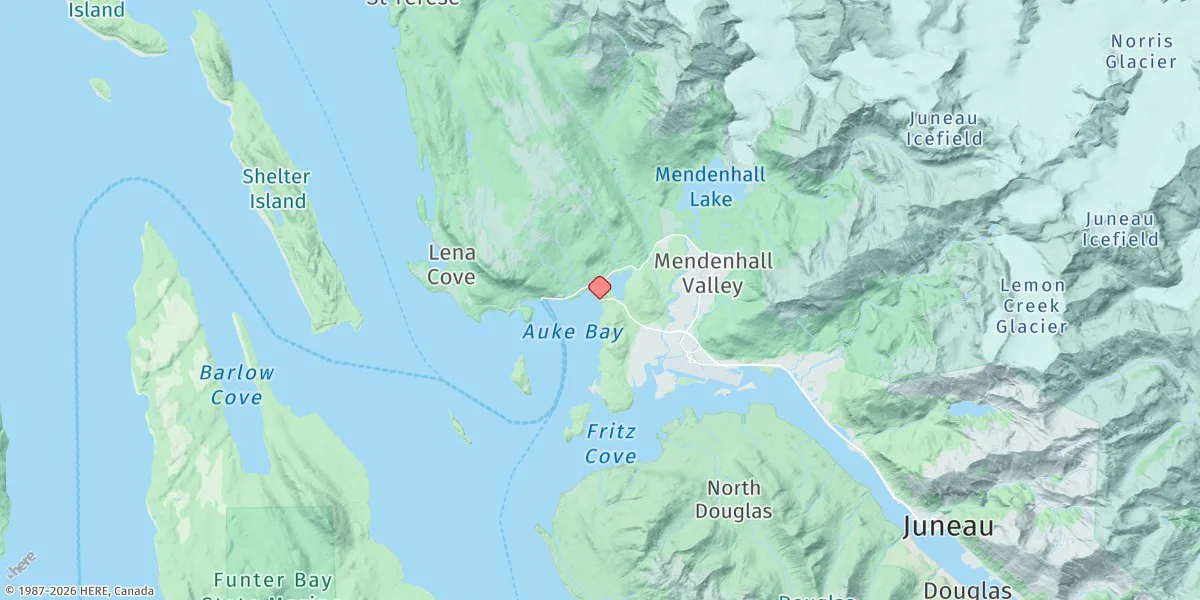 Map preview for Auke Bay