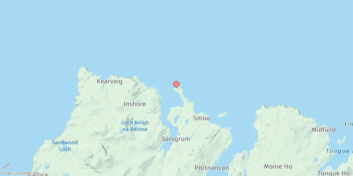 Map preview for Kyle Of Durness