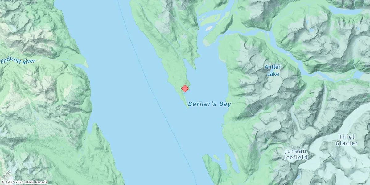 Map preview for Cove Point, Berner's Bay