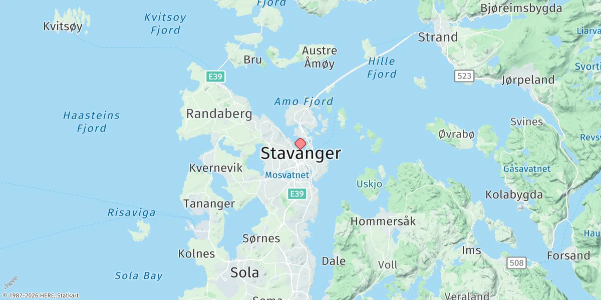 Map preview for Stavanger