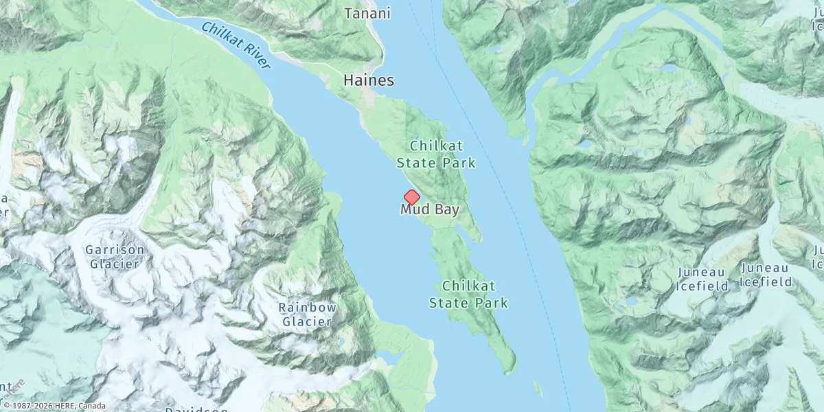 Map preview for Chilkat Inlet