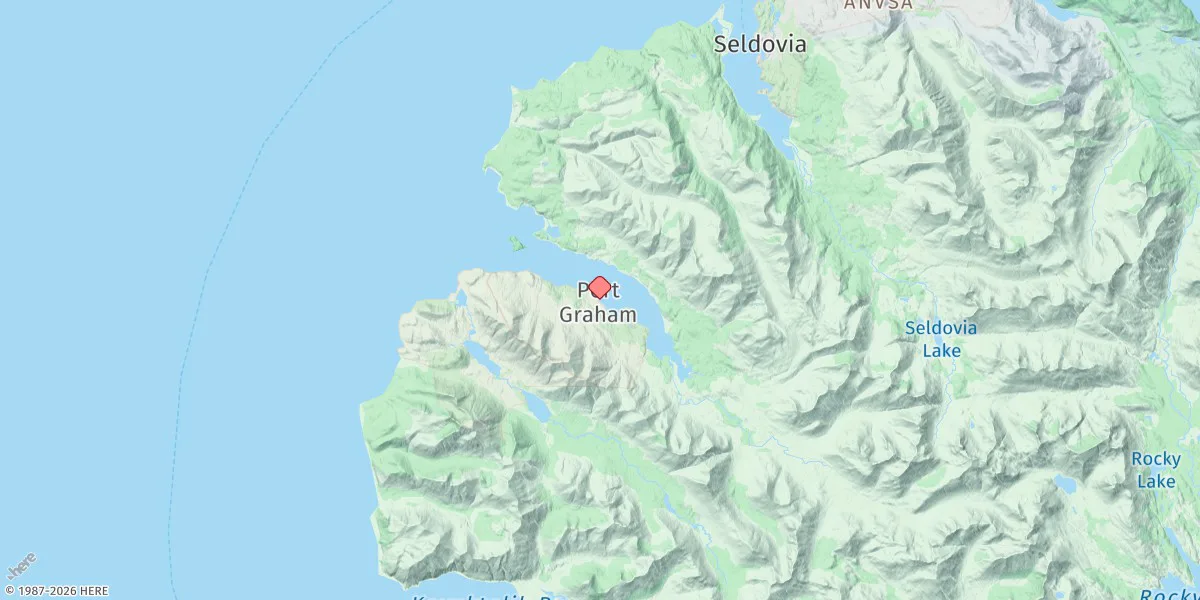 Map preview for Port Graham