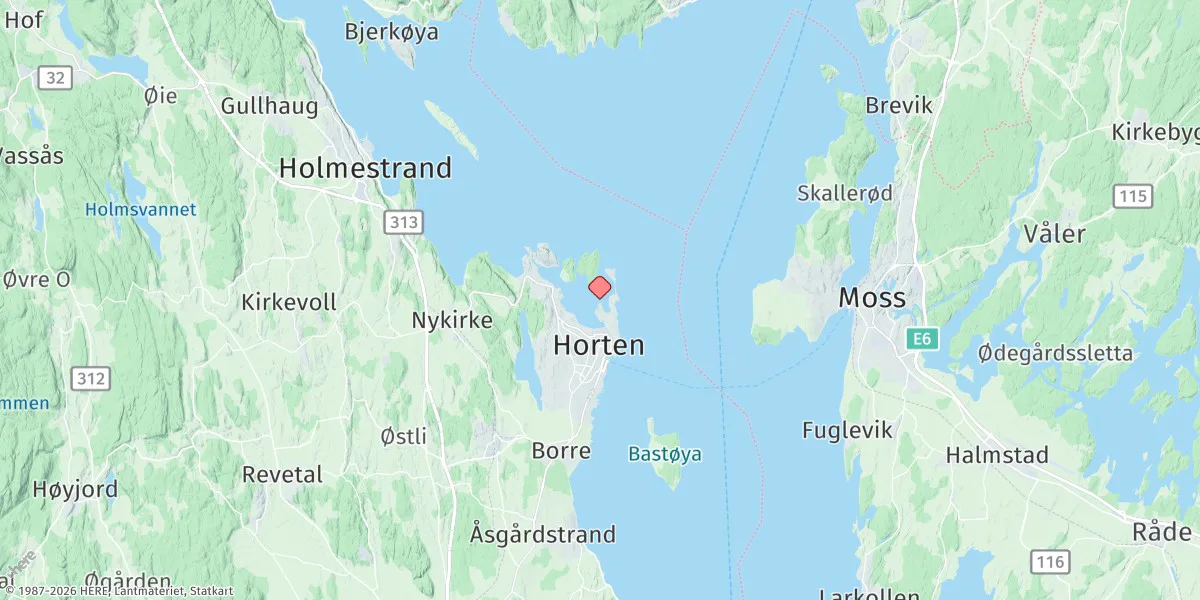 Map preview for Horten