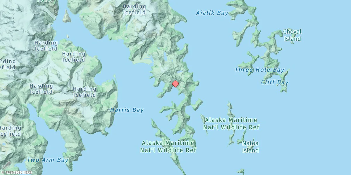 Map preview for Crater Bay, Harris Bay