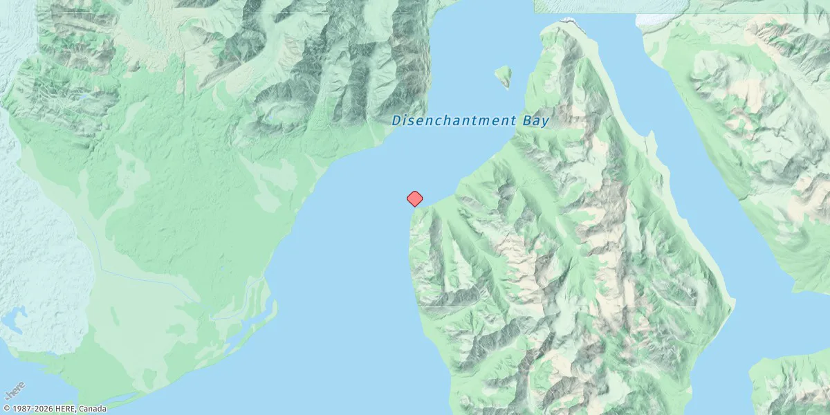 Map preview for Point Latouche, Yakutat Bay