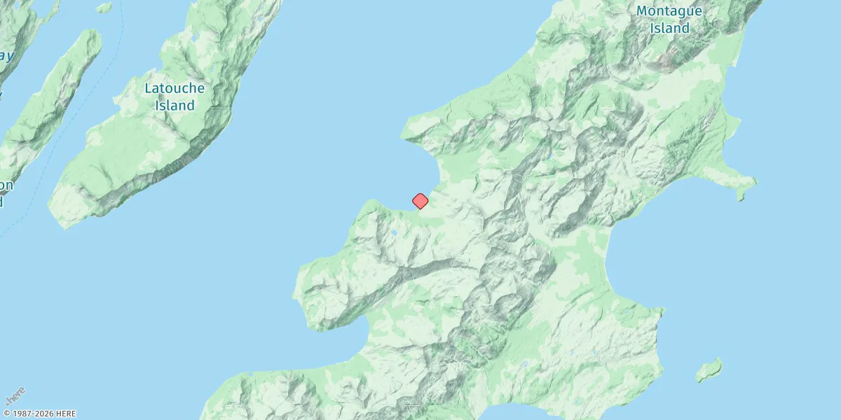 Map preview for Hanning Bay