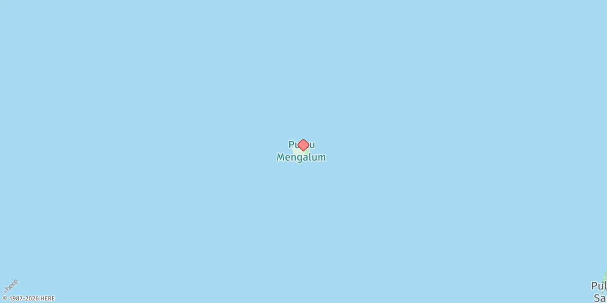 Map preview for Pulau Mangalum