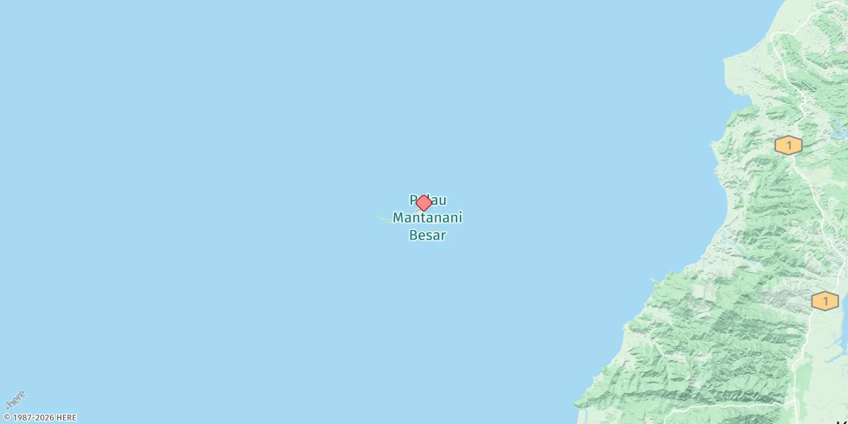 Map preview for Pulau Mantanani Besar