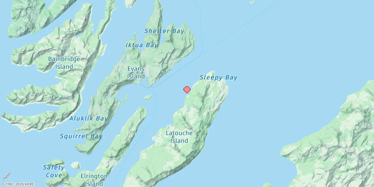 Map preview for Latouche, Latouche Island