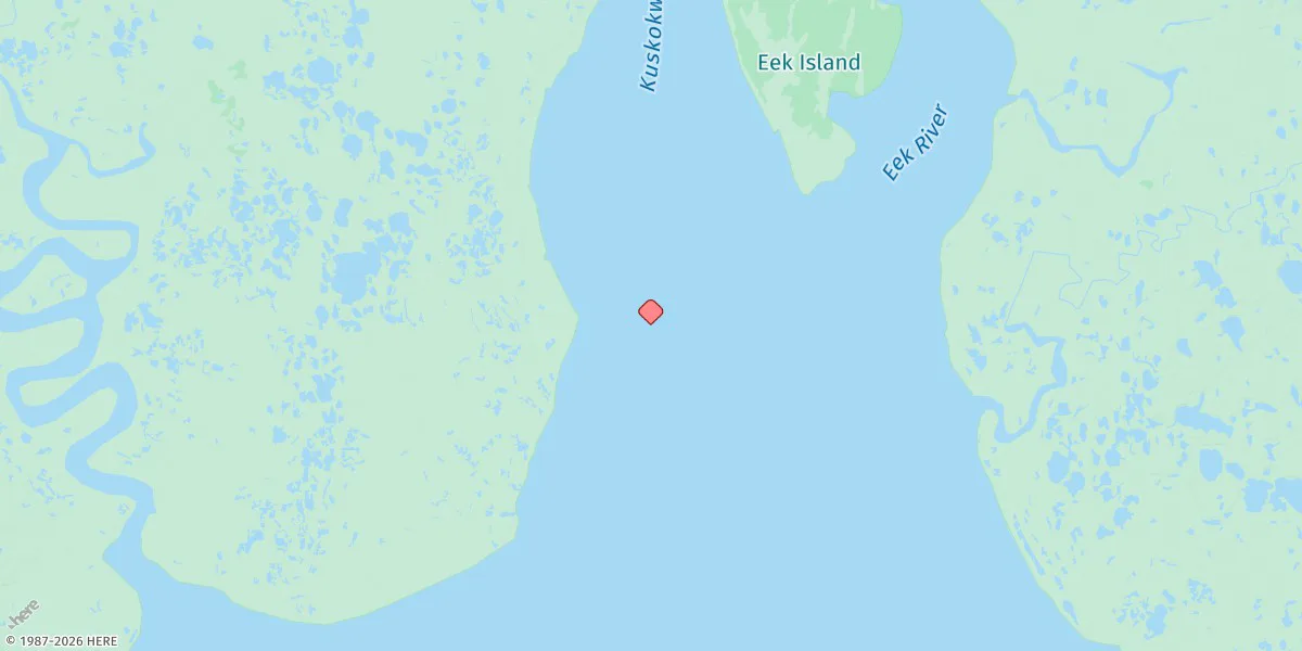 Map preview for Popokamute, Alaska