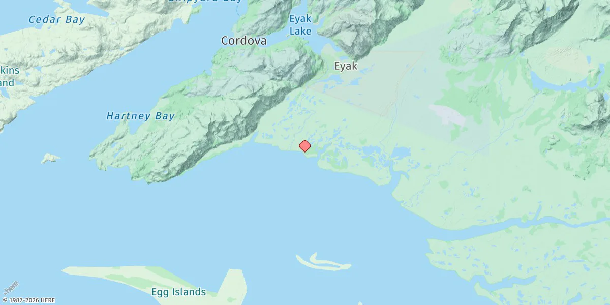 Map preview for Eyak River Entrance