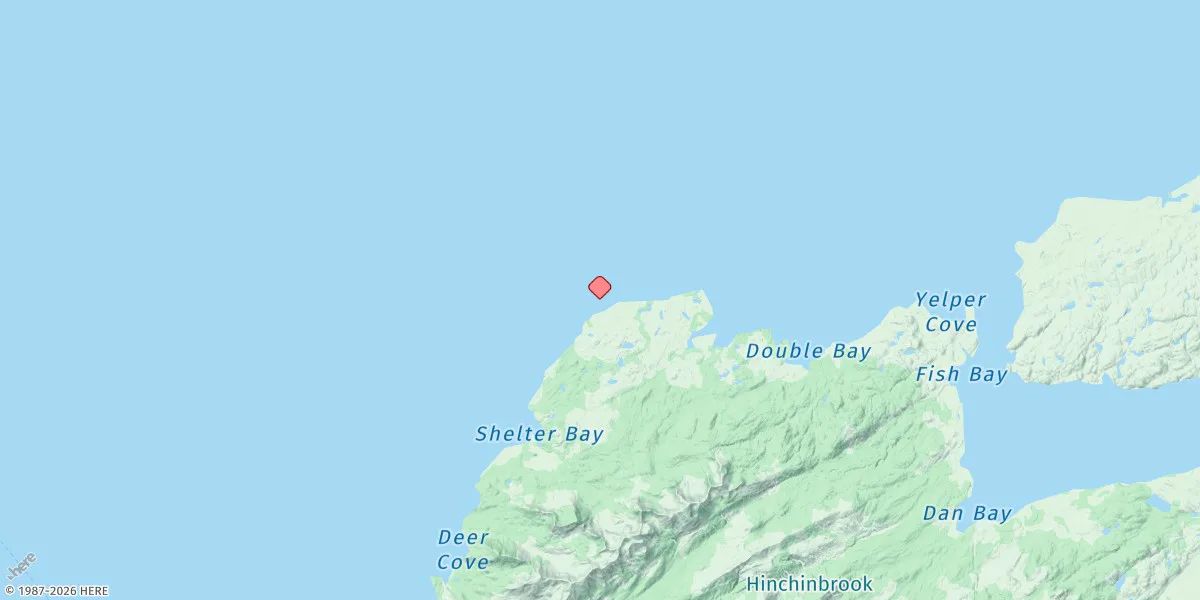 Map preview for Johnstone Point