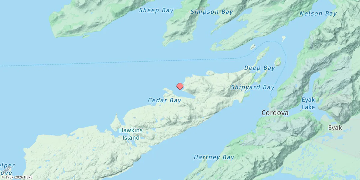 Map preview for Windy Bay, Hawkins Island