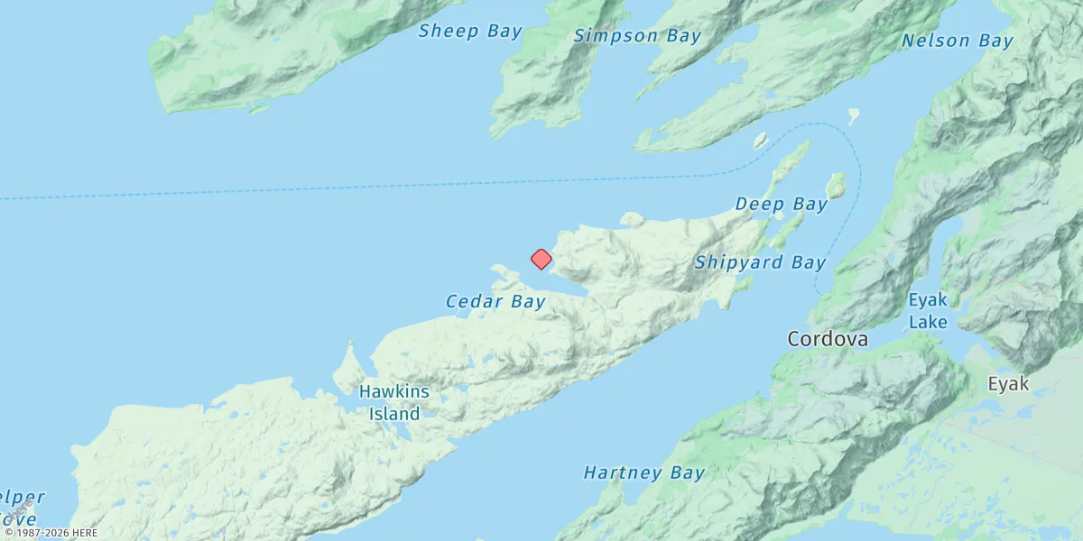 Map preview for Windy Bay