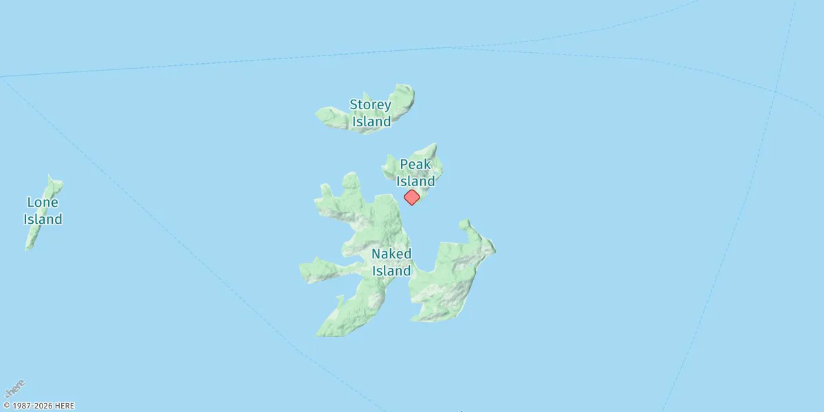 Map preview for Naked Island, Mcpherson Passage