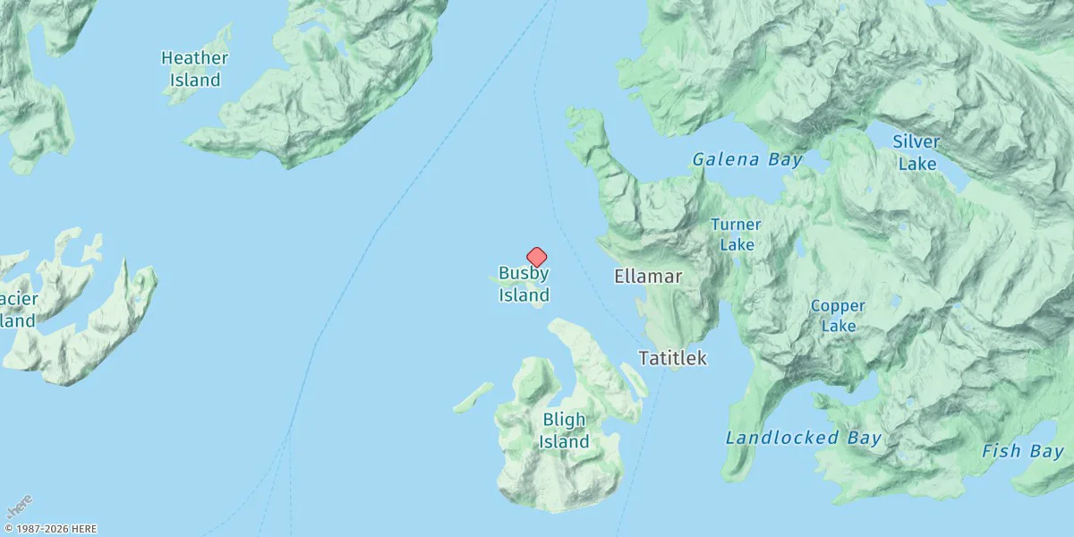 Map preview for Busby Island
