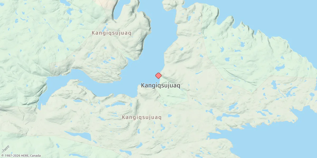 Map preview for Kangiqsujuaq