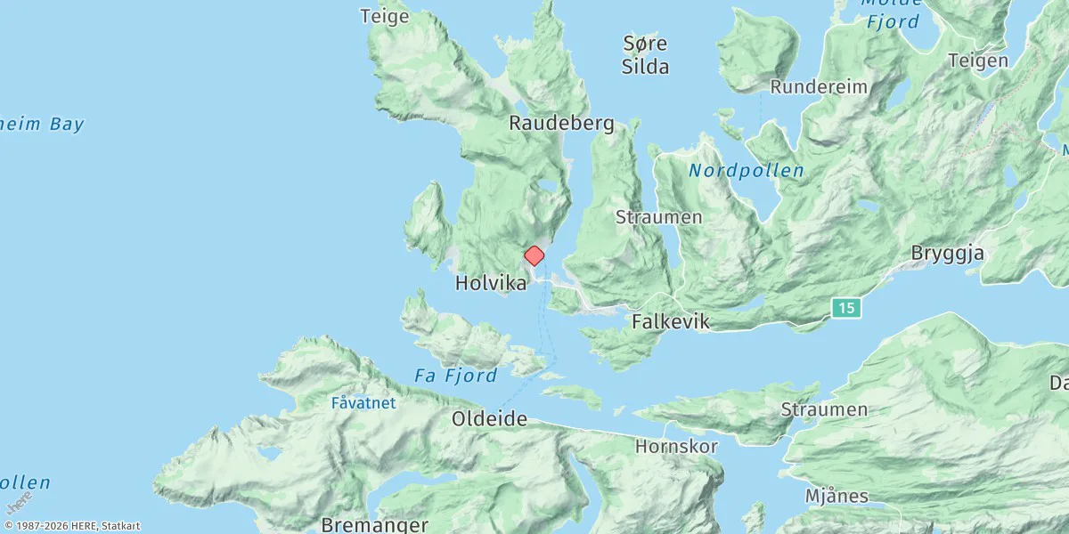 Map preview for Måløy