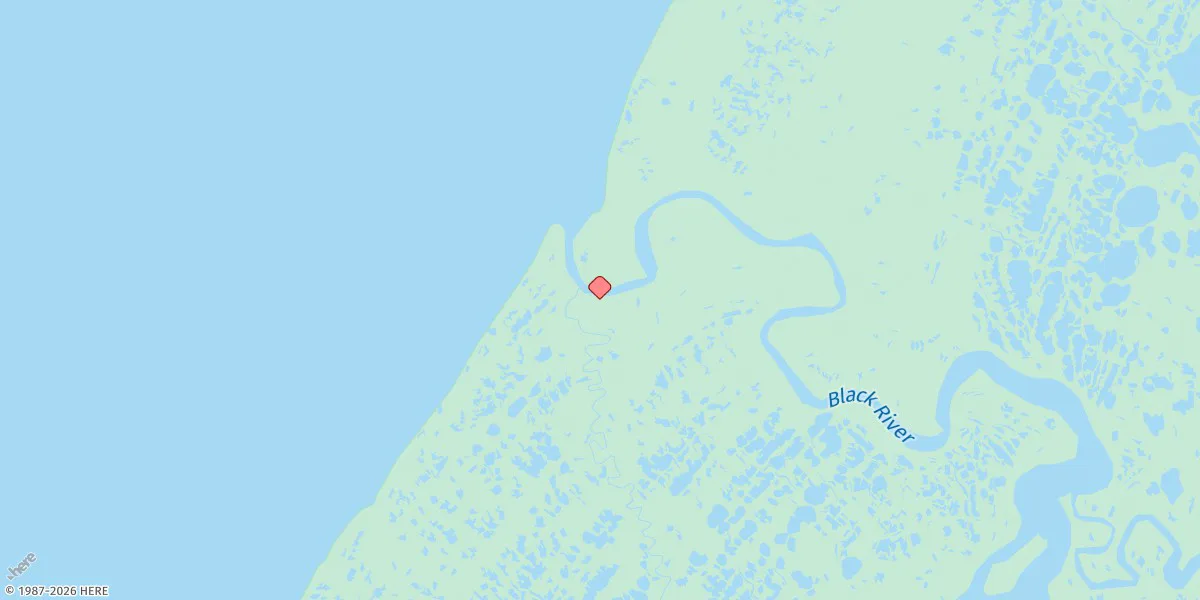 Map preview for Black, Black River, Bering Sea, Alaska