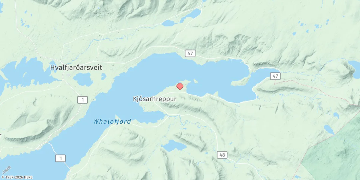 Map preview for Hvammsvik