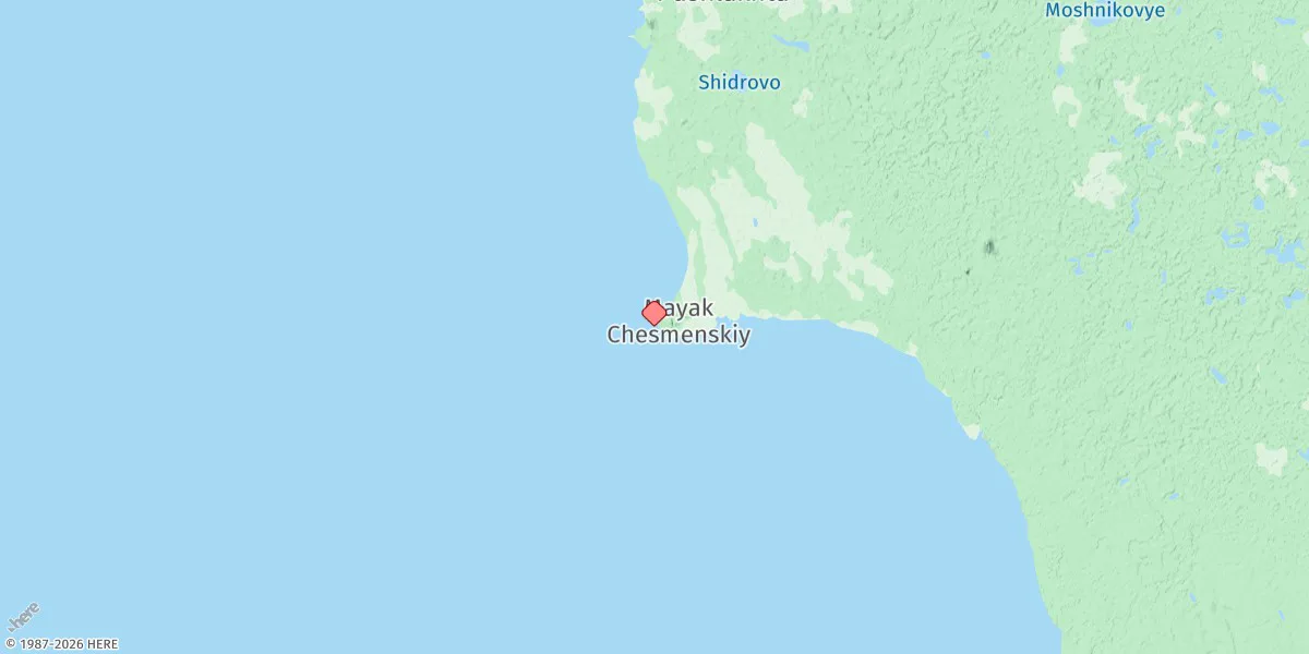 Map preview for Mys Chesmenskiy