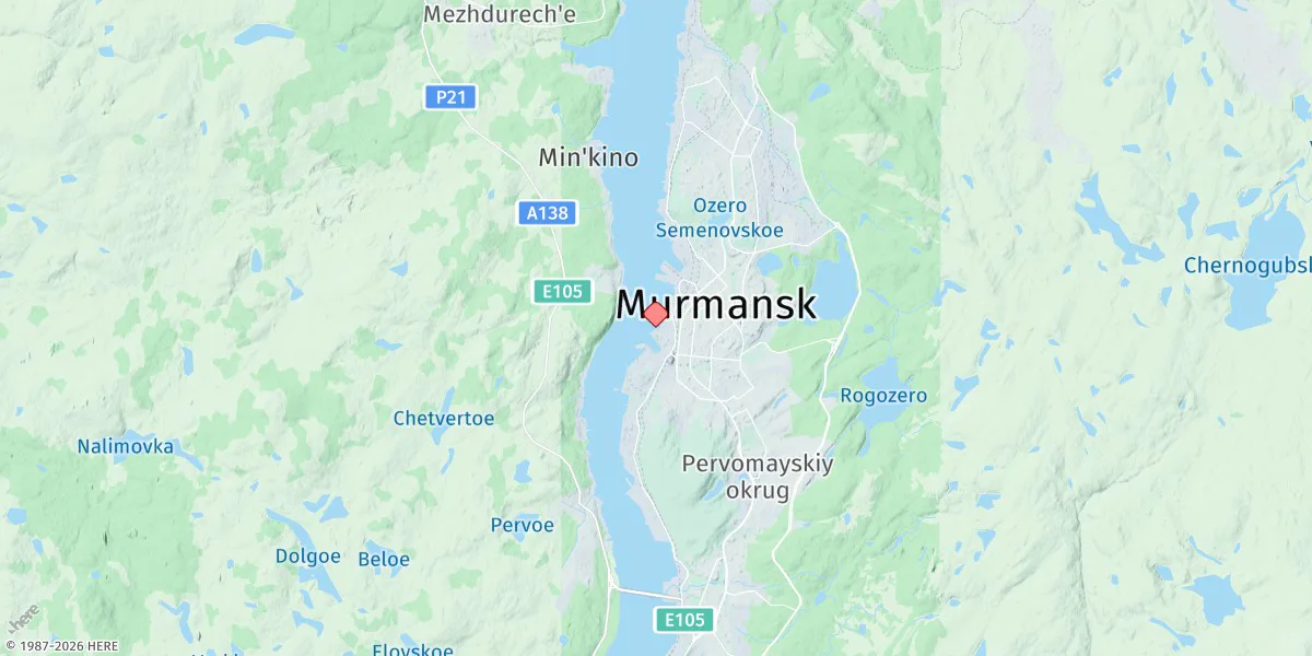 Map preview for Murmansk
