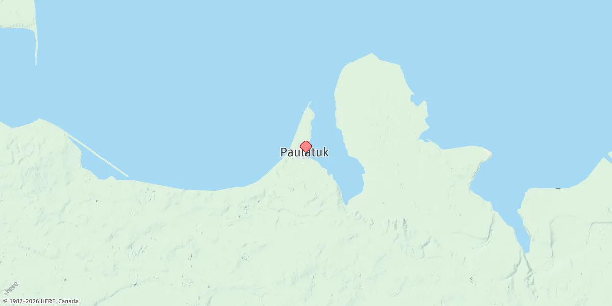 Map preview for Paulatuk